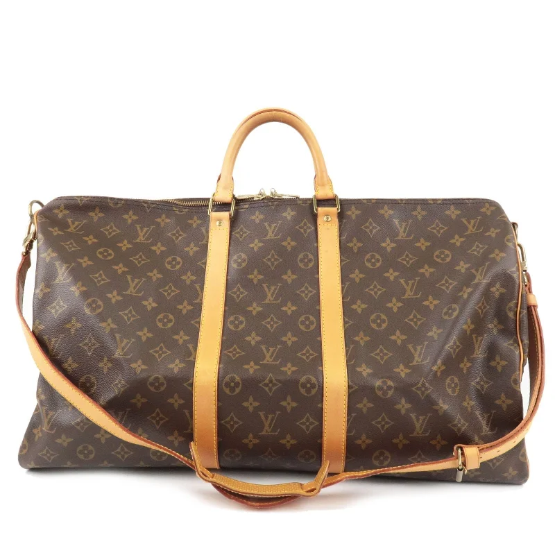 Louis Vuitton backpacks with a sleek, minimalist design for styleLouis Vuitton Monogram Keep All Bandouliere 55 Bag M41414