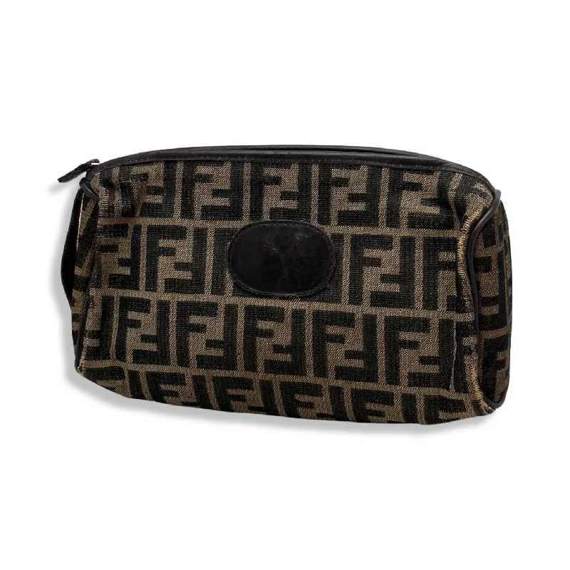 Fendi tote bags with a solar - powered charging panel for eco - friendly chargingFendi Monogram Clutch Bag