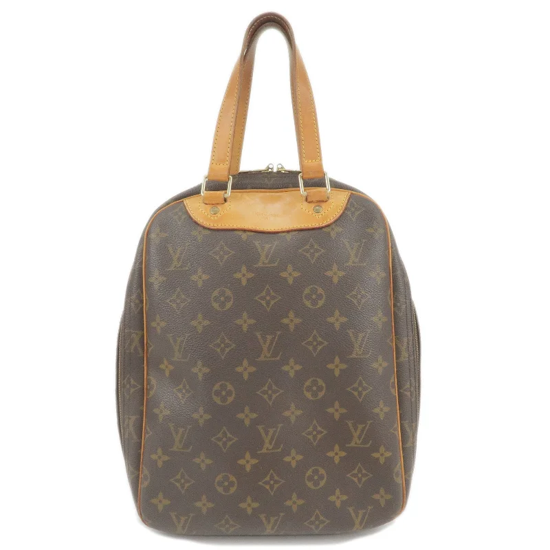 Ladies Louis Vuitton shoulder bags with a wide - width strap for comfortLouis Vuitton Monogram Excursion Shoes Case Hand Bag M41450