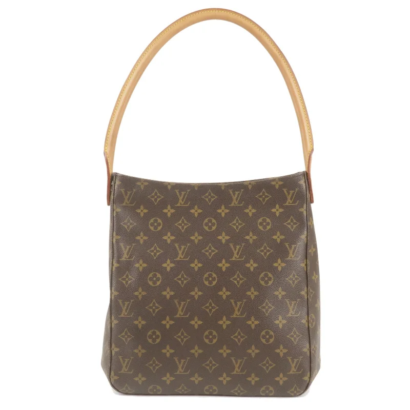 Louis Vuitton Twist bags with a crystal - embellished LV - turnlockLouis Vuitton Monogram Looping GM Shoulder Bag Hand Bag M51145