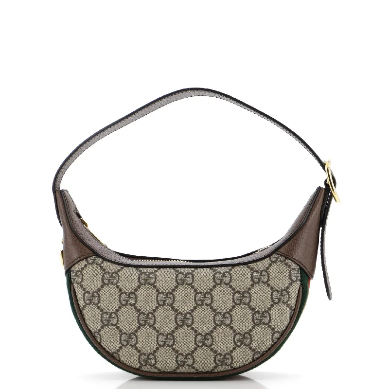 Ophidia Zip Hobo GG Coated Canvas Mini