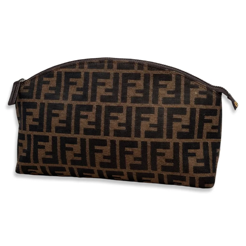 Fendi handbags with a biodegradable leather alternative for an eco - conscious choiceFendi Monogram Clutch Bag