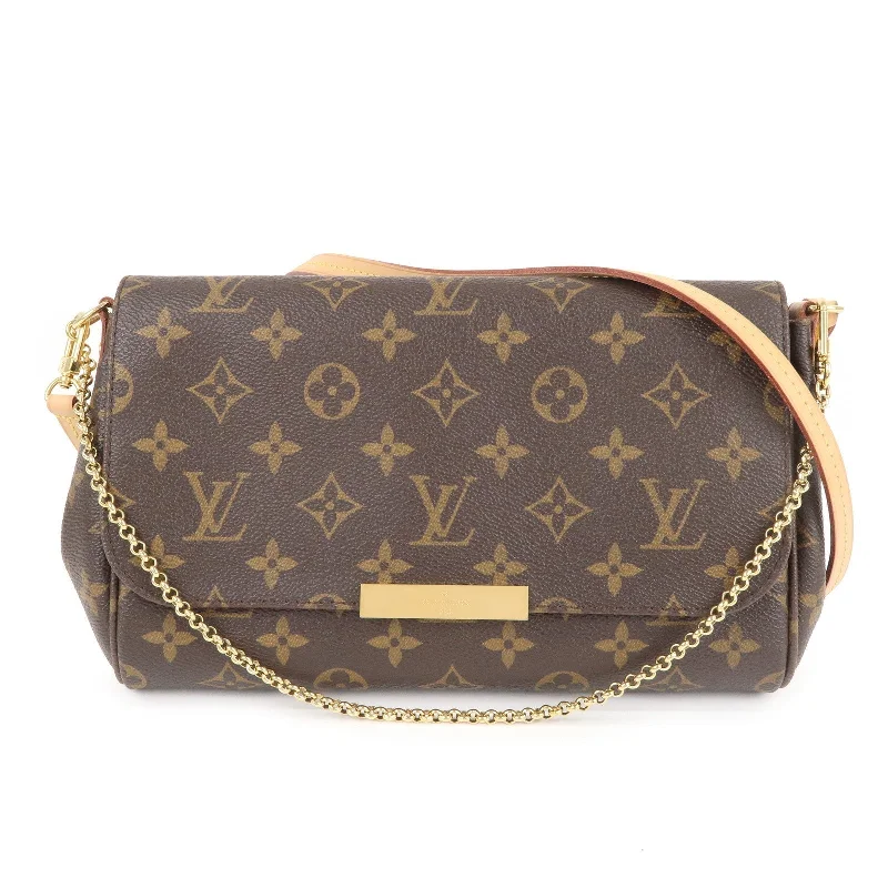 Ladies Louis Vuitton Capucines bags with gold - toned hardwareLouis Vuitton Monogram Favorite MM 2Way Shoulder Bag M40718