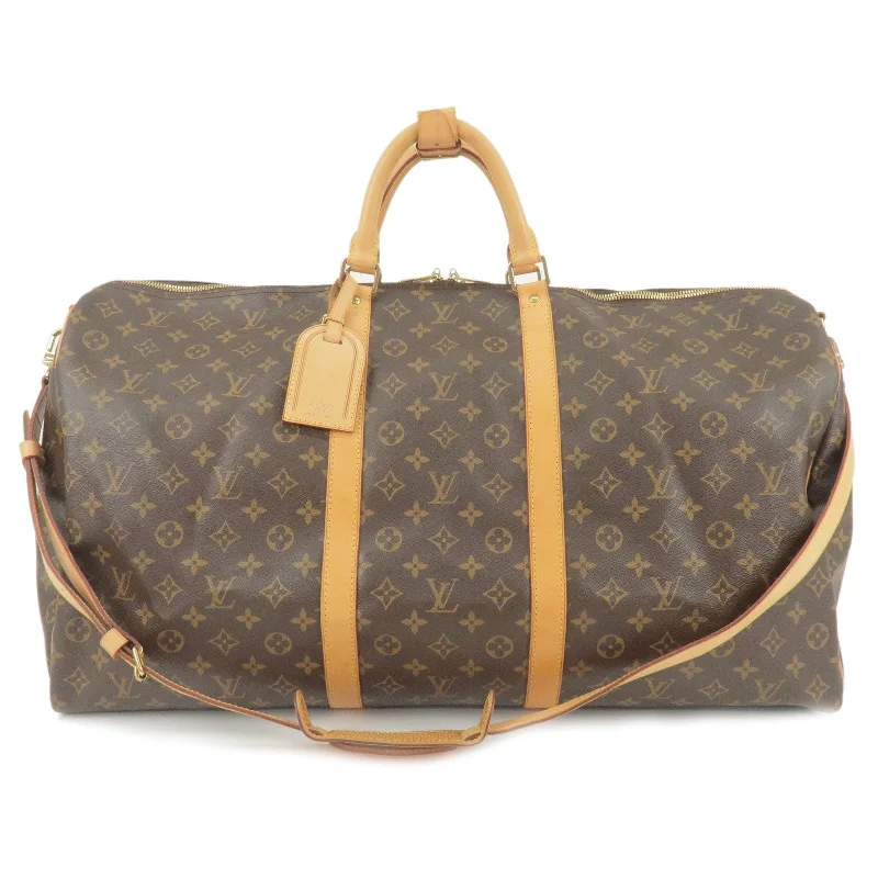 Louis Vuitton backpacks with a sleek, minimalist design for styleLouis Vuitton Monogram Keep All Bandouliere 60 Bag M41412