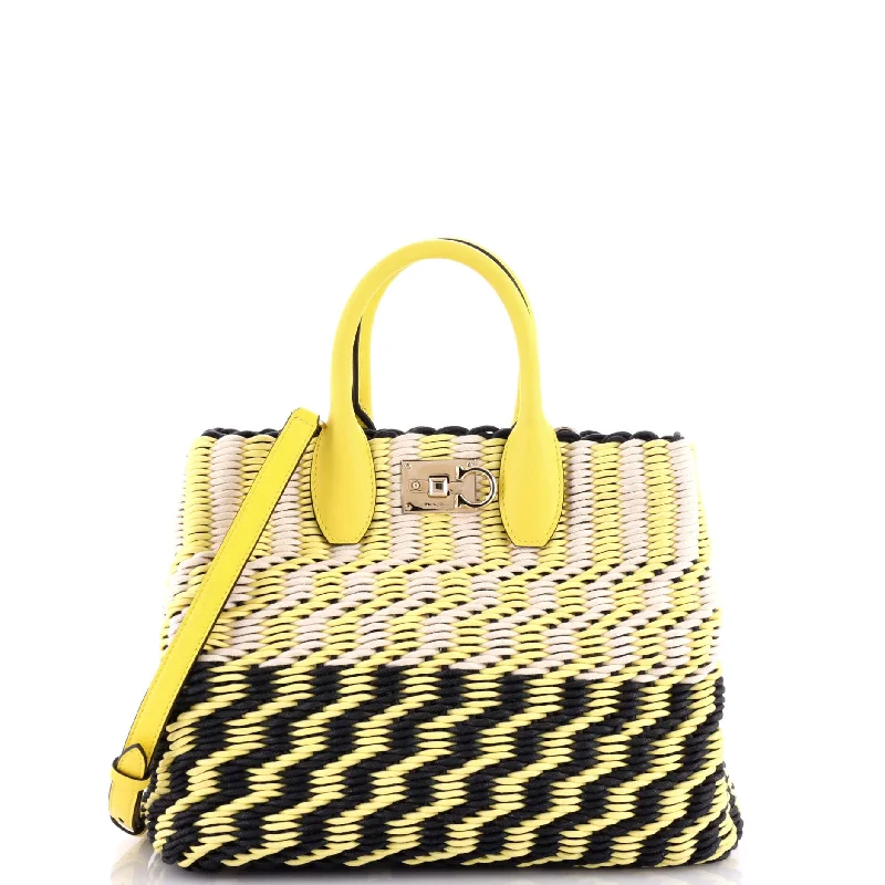 Studio Satchel Woven Cord Small