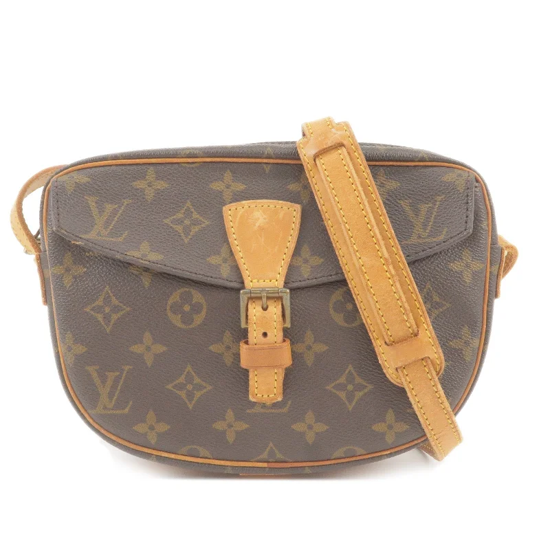 Louis Vuitton bags with a chain - link trim and a leather body for a modern edgeLouis Vuitton Monogram Jeune Fille PM Shoulder Bag M51227