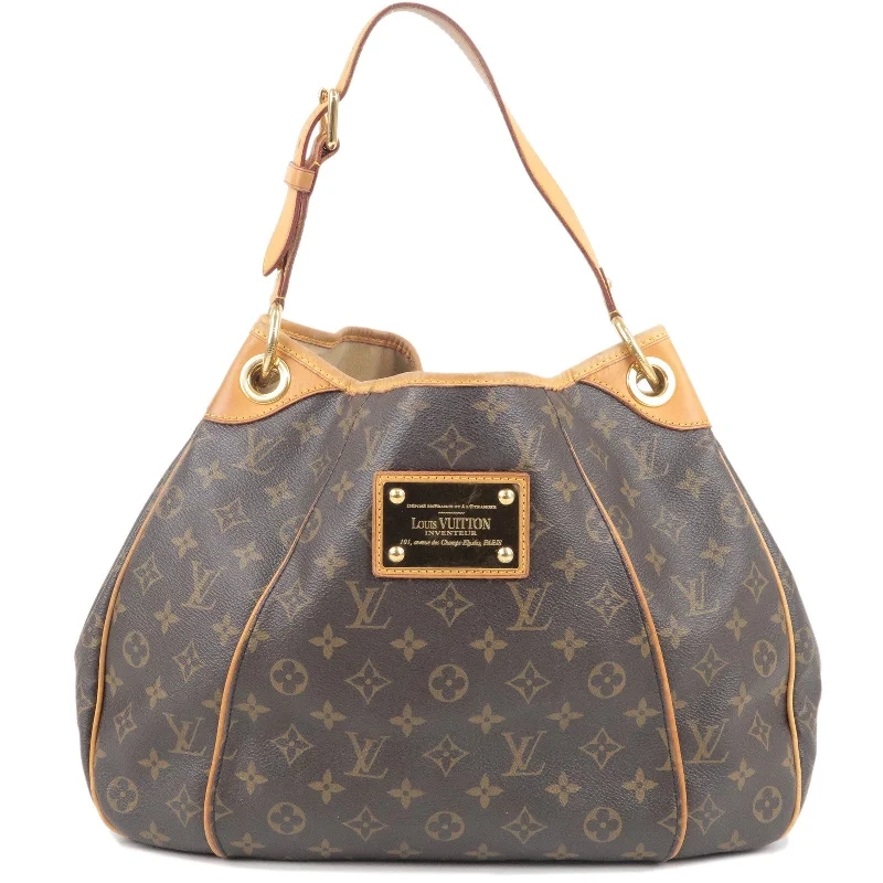 Louis Vuitton Alma bags with a leather - wrapped handle for a luxurious feelLouis Vuitton Monogram Galliera PM Shoulder Bag Brown M56382