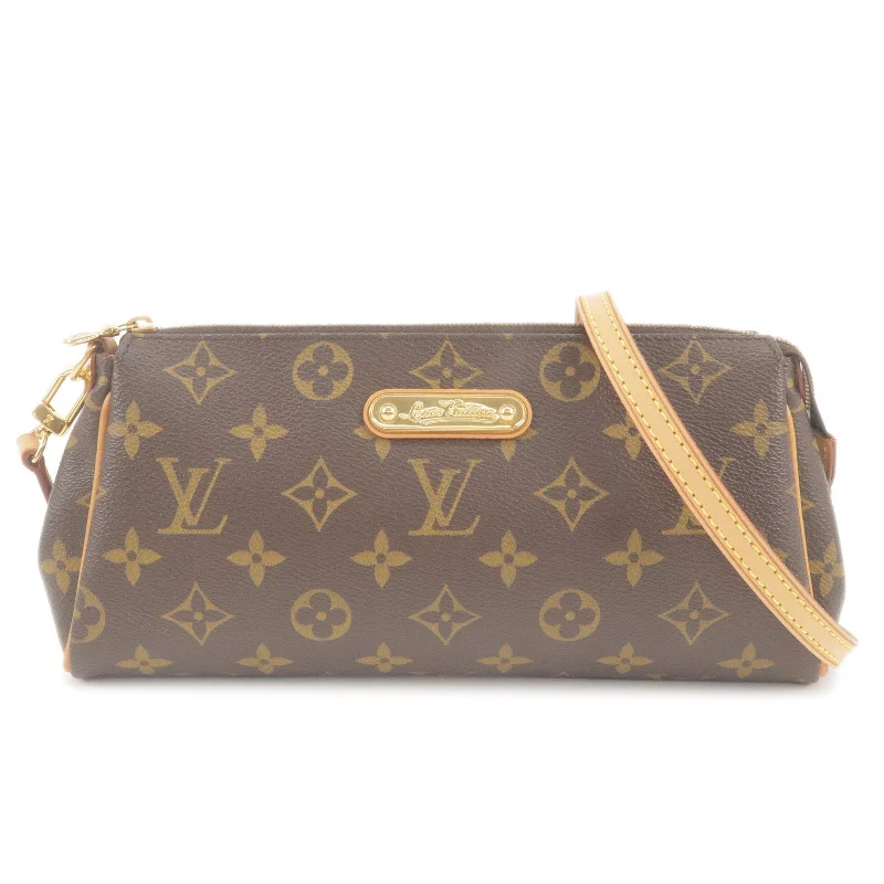 Ladies Louis Vuitton shoulder bags with a magnetic - closure flap for easeLouis Vuitton Monogram Eva 2Way Bag Shoulder Bag Purse M95567