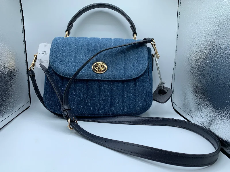 Coach handbags with a perforated leather detail for a breathable and unique designHandbag Designer By Coach  Size: Small