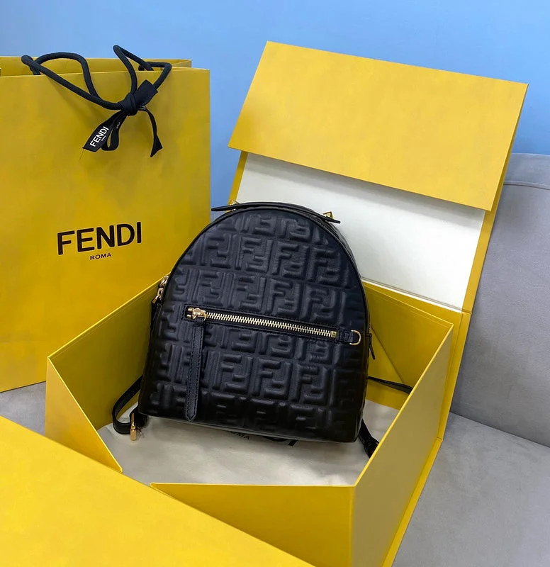 Fendi backpacks with a built - in lock for added securityWF - Fendi Bags - 629