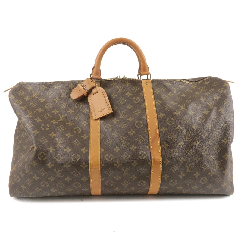 Louis Vuitton Twist bags with the iconic LV - turnlock closureLouis Vuitton Monogram Keep All 60 Boston Bag Brown M41422