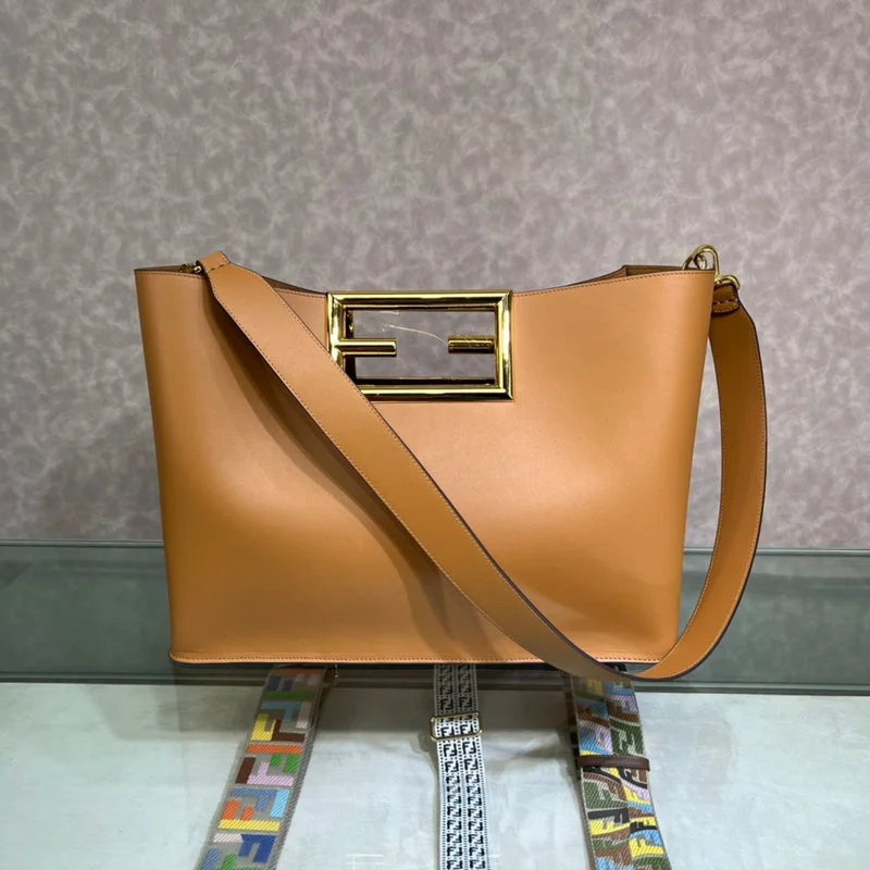 Ladies Fendi Peekaboo bags with a detachable shoulder strap for different carrying optionsBC - FENDI BAGS - 928