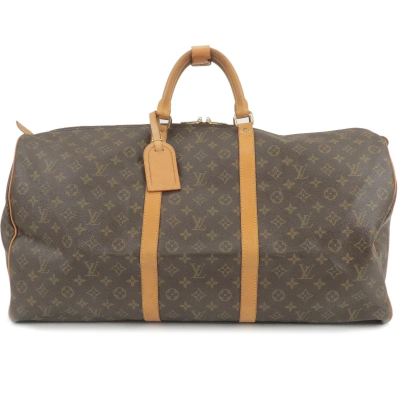 Louis Vuitton Speedy bags in monogram canvas for a classic lookLouis Vuitton Monogram Keep All 60 Boston Bag M41422