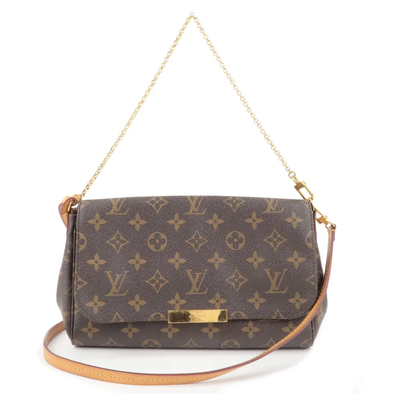 Louis Vuitton Alma bags featuring the signature top - handle designLouis Vuitton Monogram Favorite PM 2Way Shoulder Bag M40717