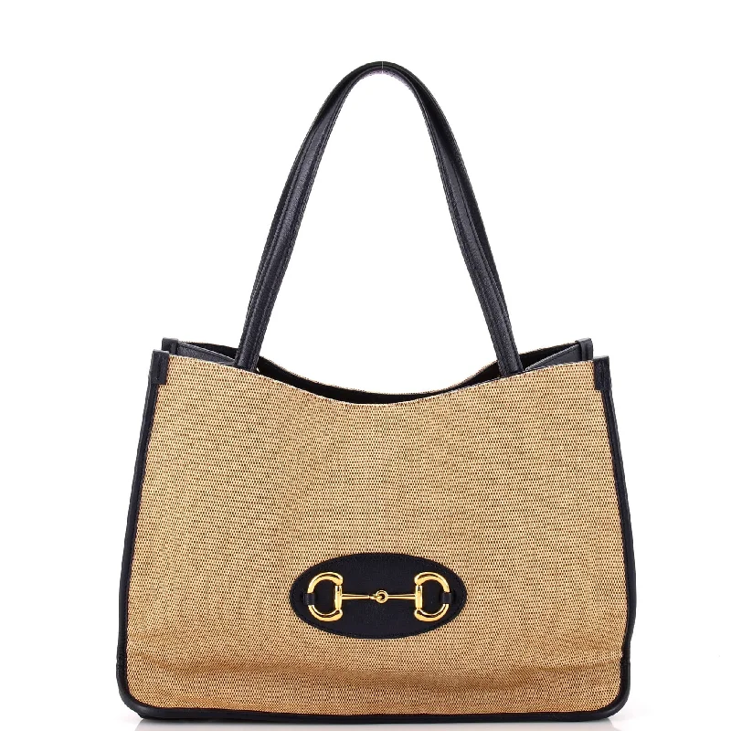 Horsebit 1955 Tote Canvas and Leather Medium