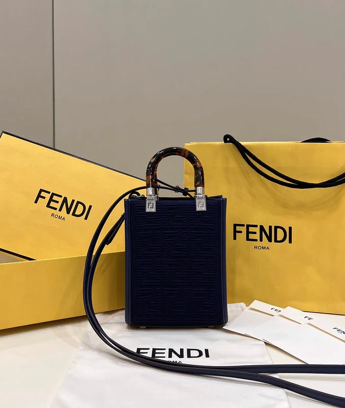 Ladies Fendi shoulder bags with a magnetic - closure flap for easy opening and closingWF - Fendi Bags - 655