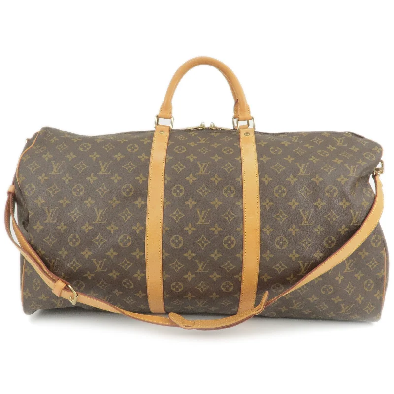 Ladies Louis Vuitton Capucines bags with gold - toned hardwareLouis Vuitton Monogram Keep All Bandouliere 60 Bag M41412