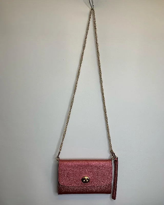 Coach crossbody bags with a woven leather strap for a unique textureHandbag Designer By Coach  Size: Small