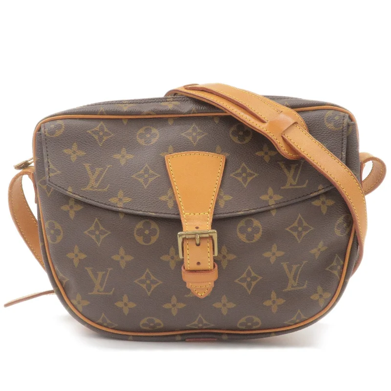 Louis Vuitton bags with a front - zip pocket for small items like keysLouis Vuitton Monogram Jeune Fille GM Shoulder Bag M51225