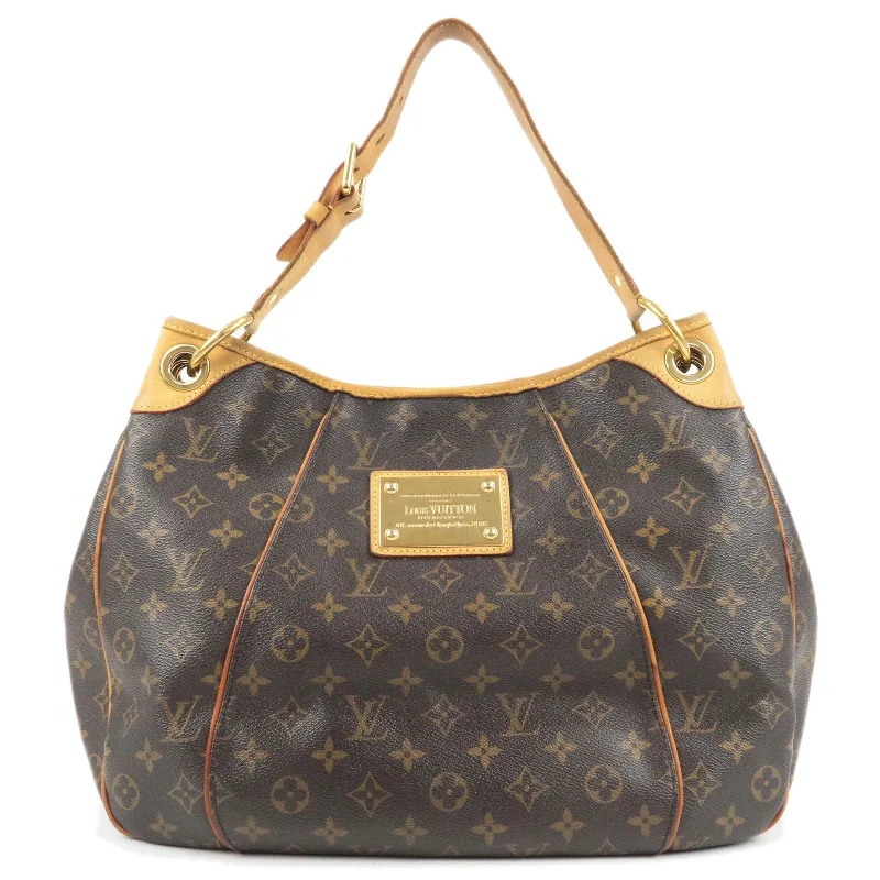 Louis Vuitton handbags with a metal - framed clasp for durabilityLouis Vuitton Monogram Galliera PM Shoulder Bag M56382