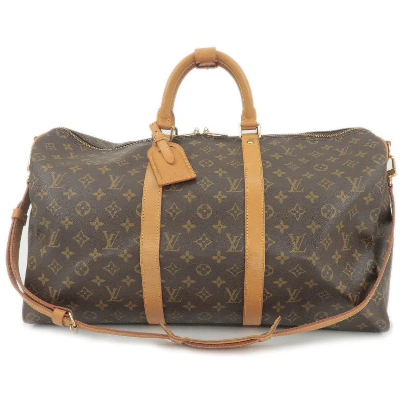 Louis Vuitton Alma bags with a detachable shoulder strap for versatilityLouis Vuitton Monogram Keep All Bandouliere 50 Bag M41416