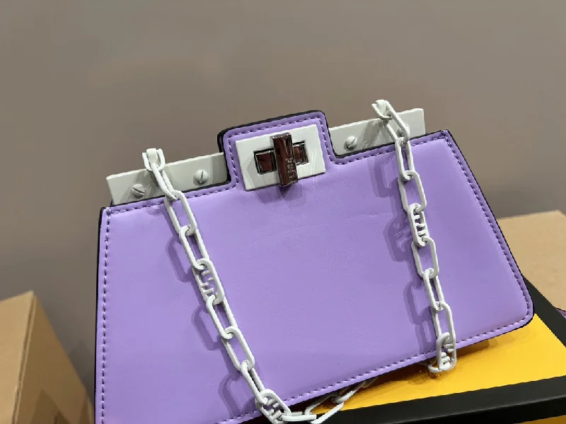 Fendi handbags with a glow - in - the - dark FF logo for a fun and unique featureLuxury Bags Fendi 289