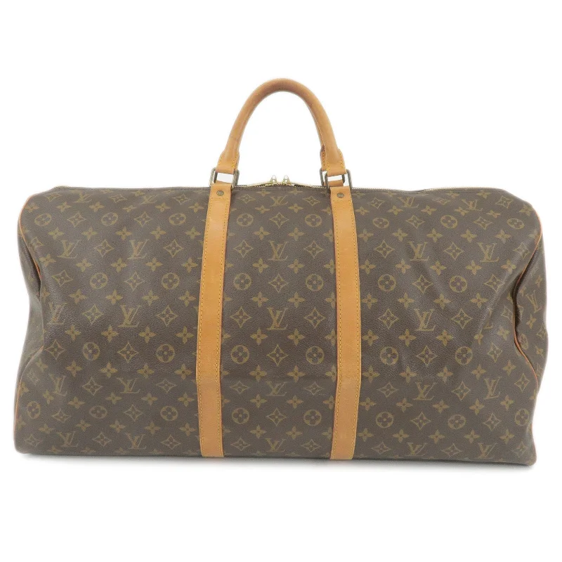 Louis Vuitton backpacks with a hidden back pocket for securityLouis Vuitton Monogram Keep All 60 Boston Bag Travel bag M41422