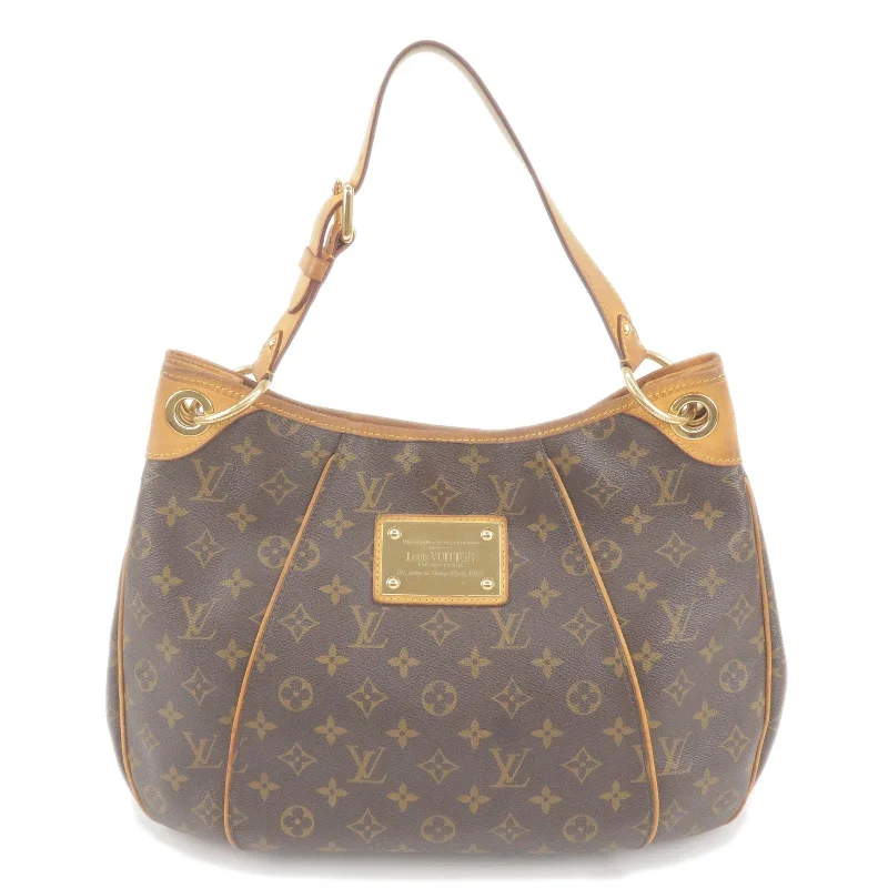 Louis Vuitton crossbody bags with a printed floral pattern for femininityLouis Vuitton Monogram Galliera PM Shoulder Bag M56382