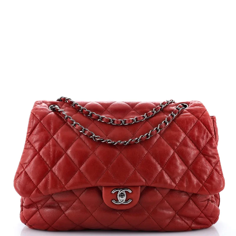 3 Accordion Bag Quilted Lambskin Maxi