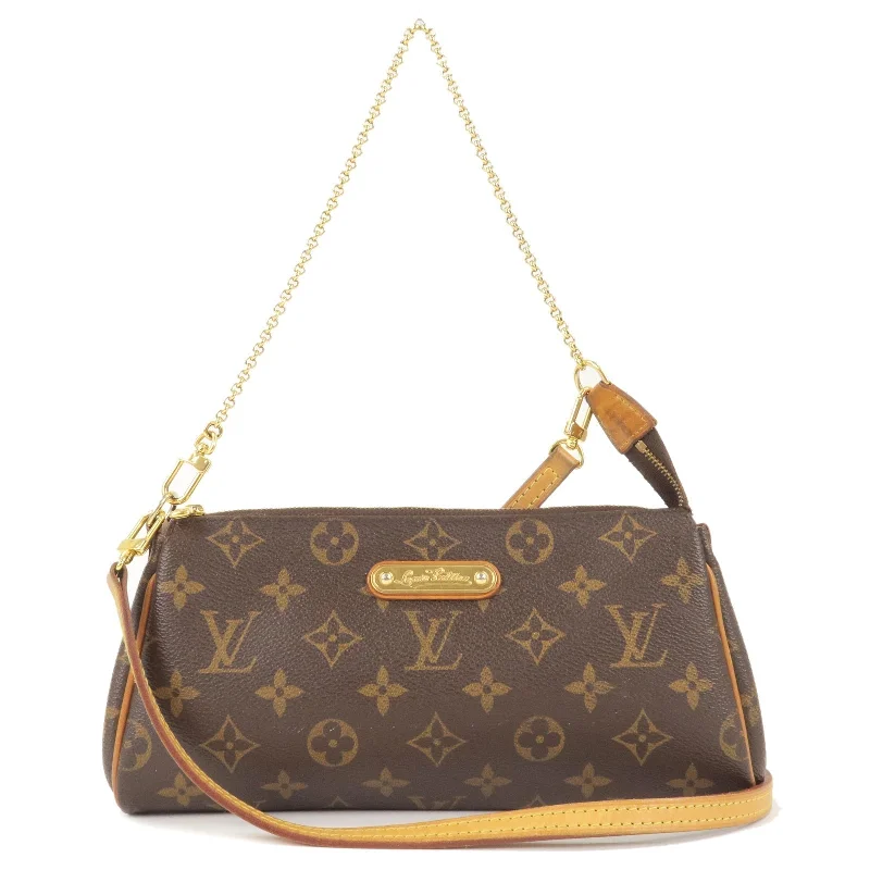 Louis Vuitton tote bags with a water - resistant coating for outdoor useLouis Vuitton Monogram Eva Shoulder Bag Crossbody Bag M95567