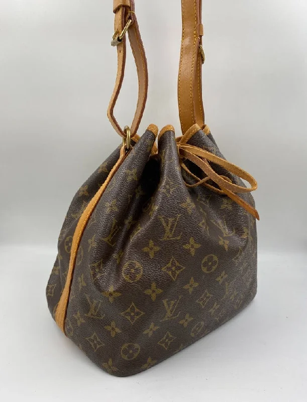 Louis Vuitton backpacks with a sleek, minimalist design for styleLouis Vuitton Petit Noé Bag