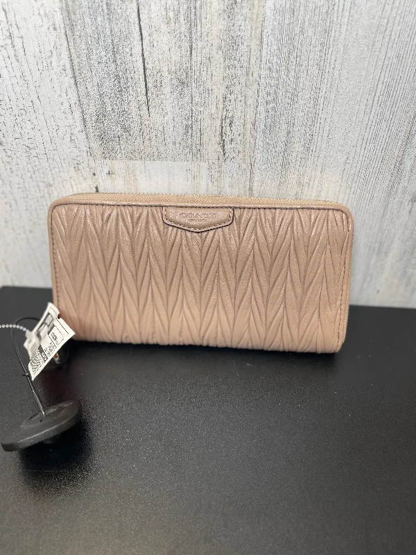 Coach Borough bags with a contrast - stitched handle for a unique lookWallet By Coach  Size: Medium