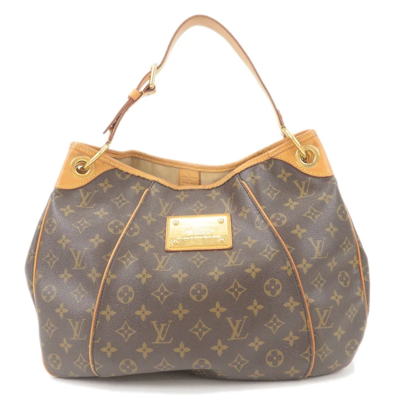 Louis Vuitton bags with a front - zip pocket for small items like keysLouis Vuitton Monogram Galliera PM Shoulder Bag M56382