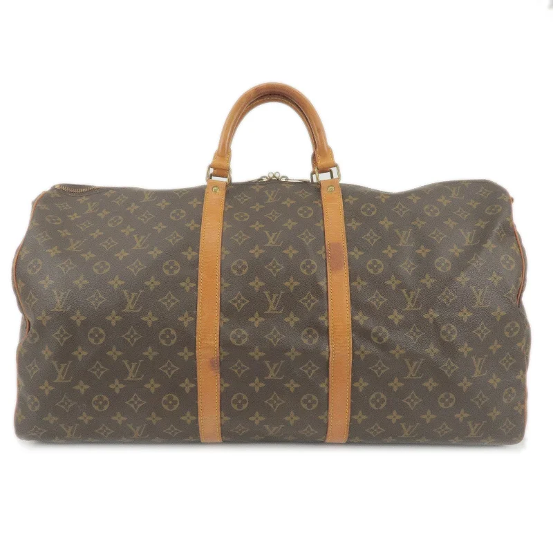 Louis Vuitton bags with a detachable mobile phone holder for convenienceLouis Vuitton Monogram Keep All Bandouliere 60 Bag M41412