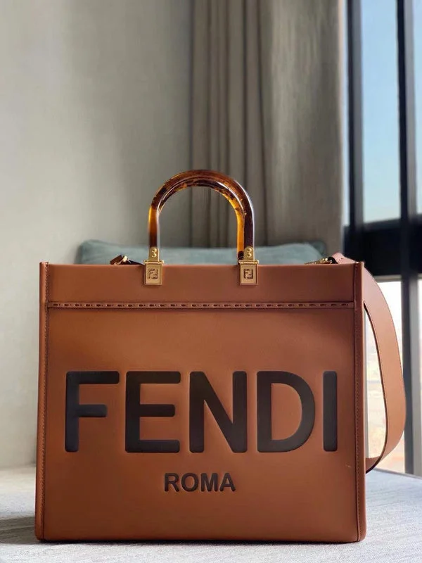 Fendi Sunshine Shopper bags with a contrast - stitched handle for a unique and stylish lookWF - Fendi Bags - 634