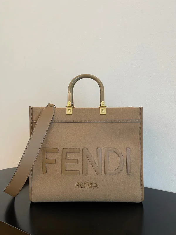 Ladies Fendi Peekaboo bags with a hand - stitched leather handle for artisanal charmWF - Fendi Bags - 1010