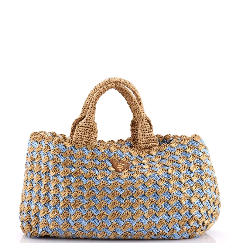 Canapa Tote Raffia Crochet Small