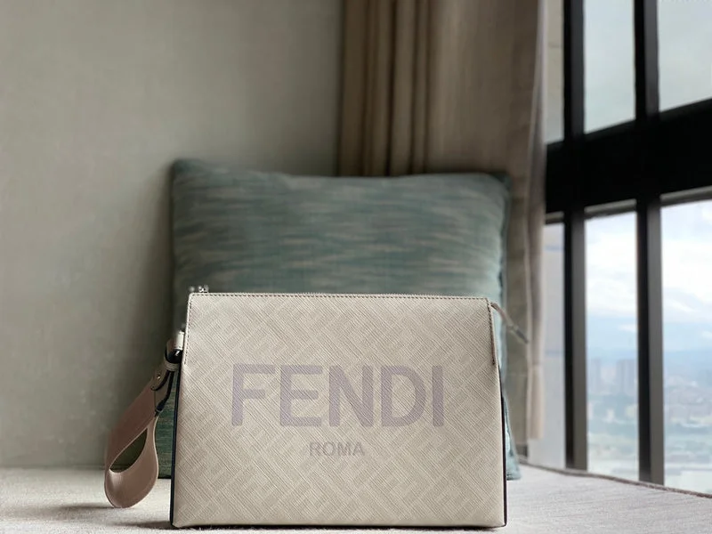 Fendi By The Way bags with a crystal - embellished FF logo for added luxury and glamourWF - Fendi Bags - 1004