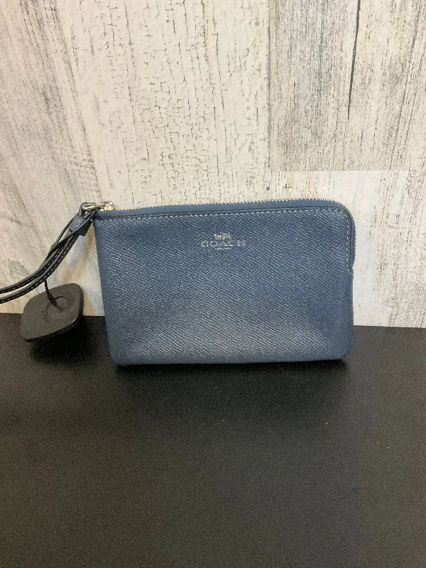 Coach bags with a zip - top closure and a front - pocket for quick accessWristlet Designer By Coach  Size: Small