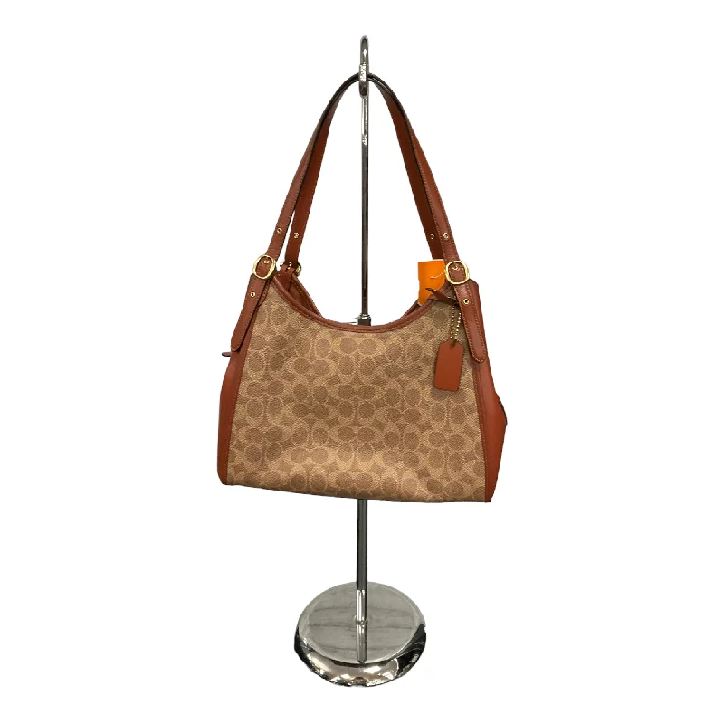 Coach crossbody bags with a woven leather strap for a unique textureHandbag Designer By Coach  Size: Medium