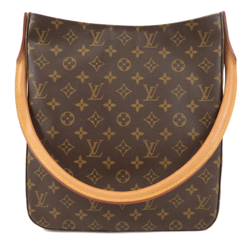 Ladies Louis Vuitton handbags with a detachable coin purse insideLouis Vuitton Monogram Looping GM Shoulder Bag Hand Bag M51145