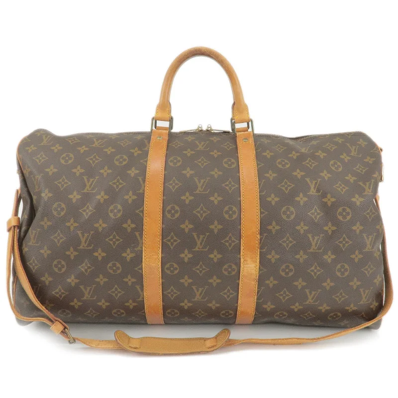 Louis Vuitton Neverfull bags with large capacity for everyday essentialsLouis Vuitton Monogram Keep All Bandouliere 55 Boston Bag M41414