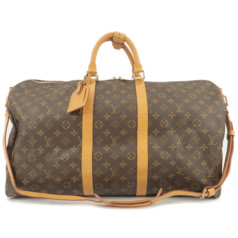 Louis Vuitton Speedy bags in monogram canvas for a classic lookLouis Vuitton Monogram Keep All Bandouliere 55 Bag M41414