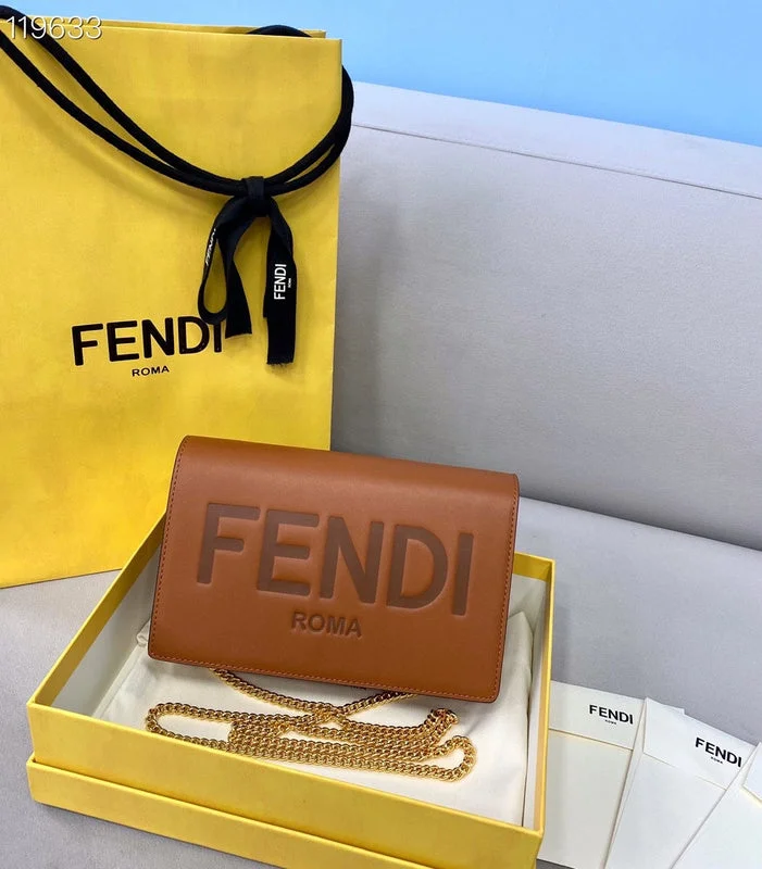 Fendi backpacks with a built - in rain cover for protection in wet weatherWF - Fendi Bags - 1011