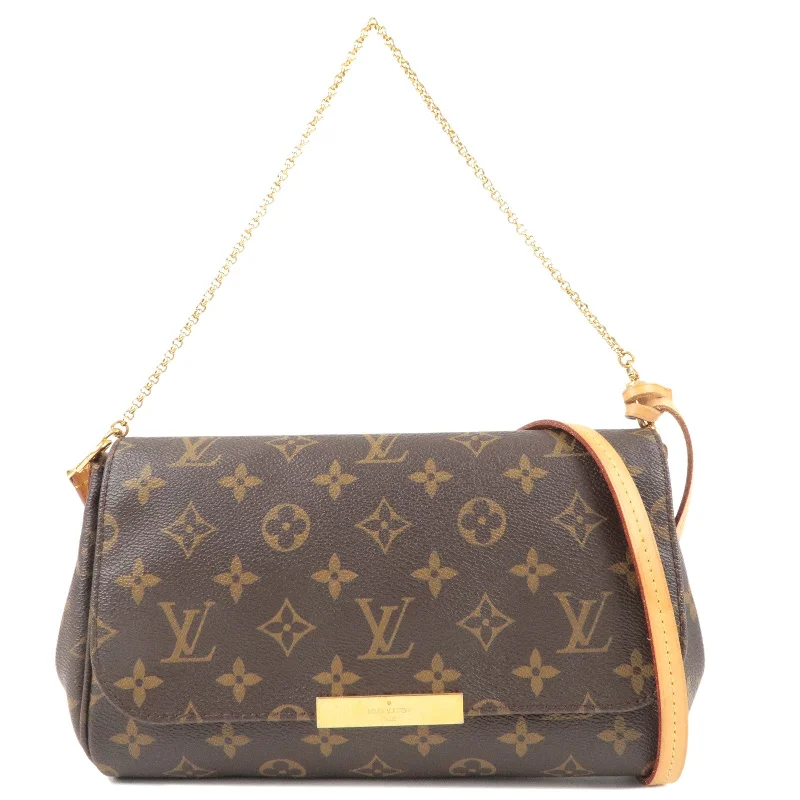 Louis Vuitton Alma bags with a detachable shoulder strap for versatilityLouis Vuitton Monogram Favorite MM 2Way Shoulder Bag M40718