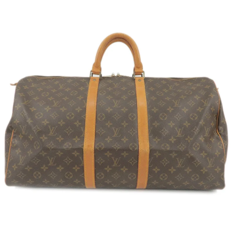 Louis Vuitton Neverfull bags with large capacity for everyday essentialsLouis Vuitton Monogram Keep All 55 Boston Bag M41424