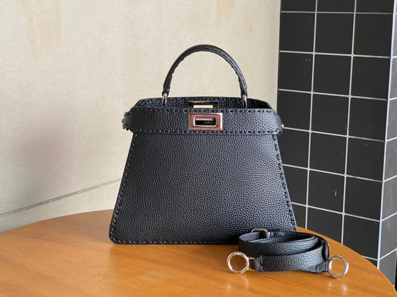 Fendi tote bags with a self - cleaning interior lining for easy maintenanceWF - Fendi Bags - 099