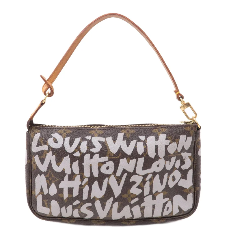 Louis Vuitton Speedy bags in monogram canvas for a classic lookLouis Vuitton Monogram Graffiti Pochette Accessoires M92192