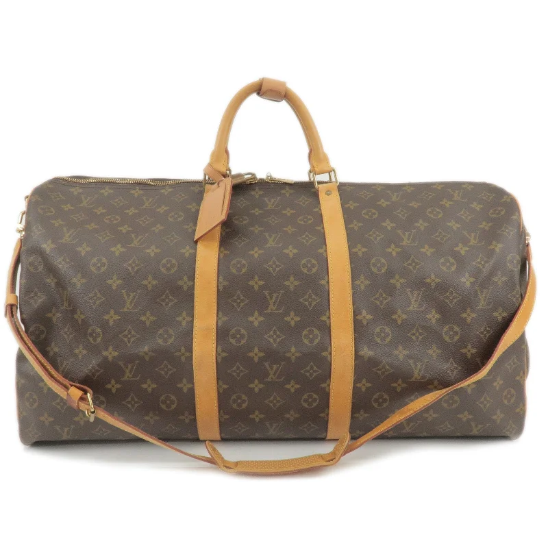 Ladies Louis Vuitton Capucines bags with a detachable shoulder strapLouis Vuitton Monogram Keep All Bandouliere 60 Bag M41412