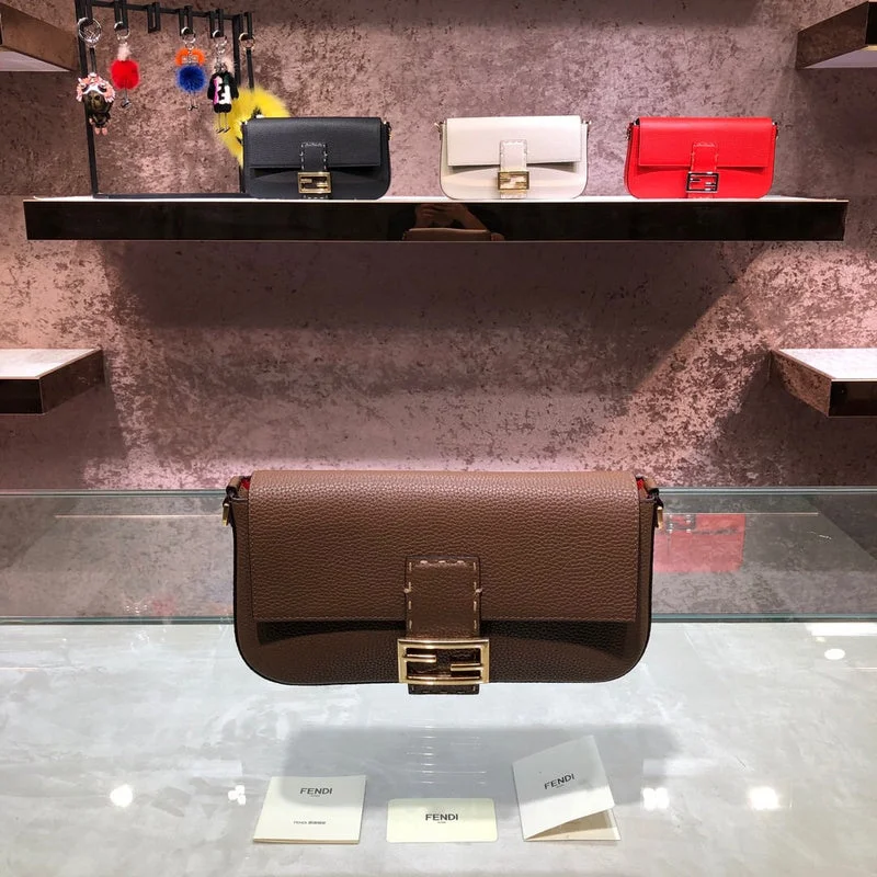 Fendi tote bags with a solar - powered charging panel for eco - friendly chargingWF - Fendi Bags - 099